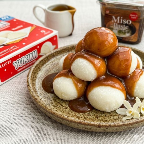 Miso Caramel with Yukimi Ice Cream Recipe | mama san NZ
